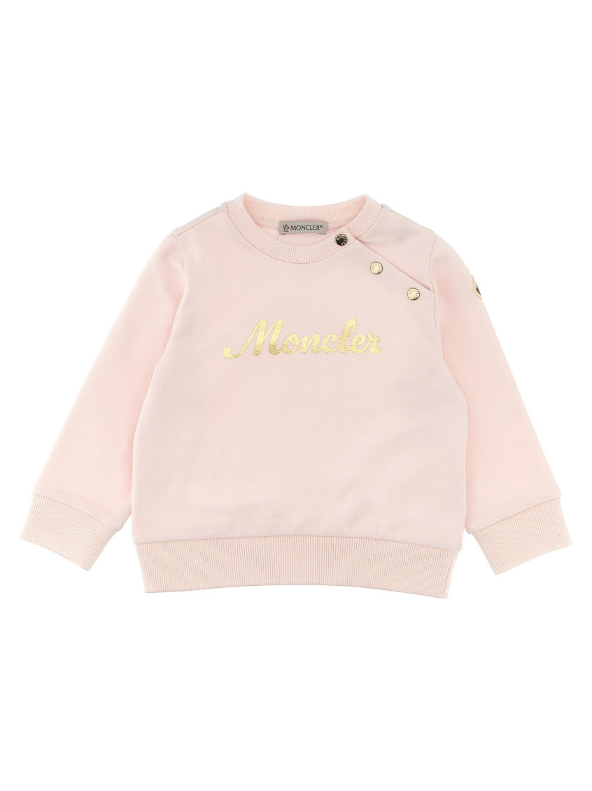 Baby Girls Pink Logo Print Sweatshirt 1