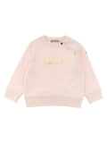 Baby Girls Pink Logo Print Sweatshirt 1