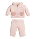 2-piece Pink Logo Hoodie/Pant (Babies) 1