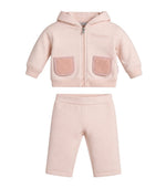 2-piece Pink Logo Hoodie/Pant (Babies) 1