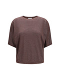 Brown Textured Round Neck Sweater 1