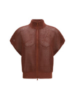 Brown Knitted Turtle Neck Sweater 1
