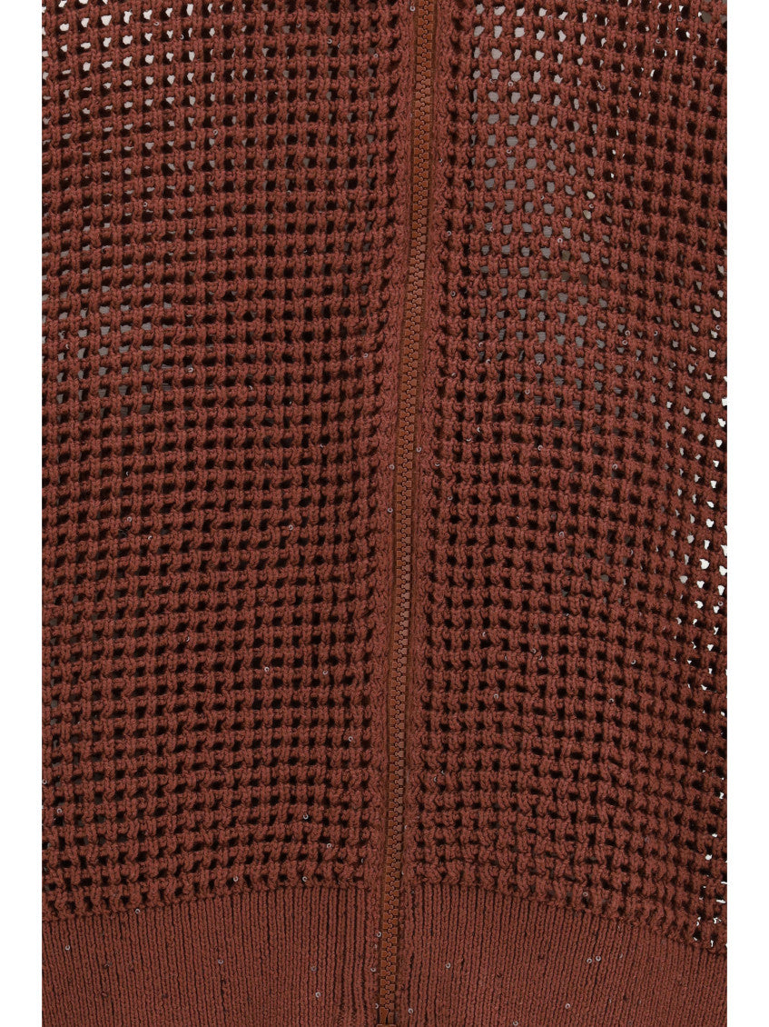 Brown Knitted Turtle Neck Sweater 3