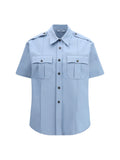 Light Blue Regular Solid Shirt 1