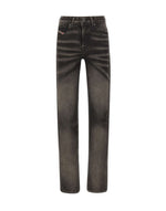 Black Slim Mid Rise Jeans 1