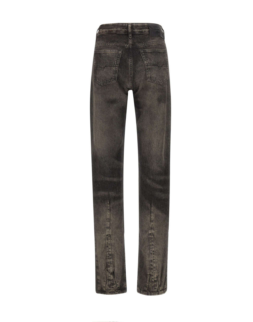 Black Slim Mid Rise Jeans 2