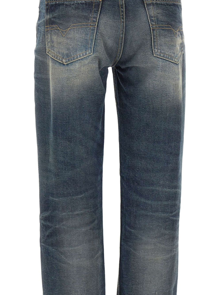 Blue Slim Low Rise Jeans 2