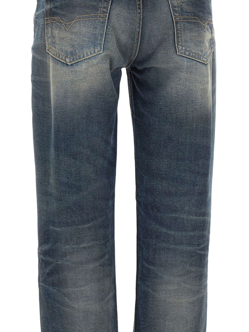 Blue Slim Low Rise Jeans 3