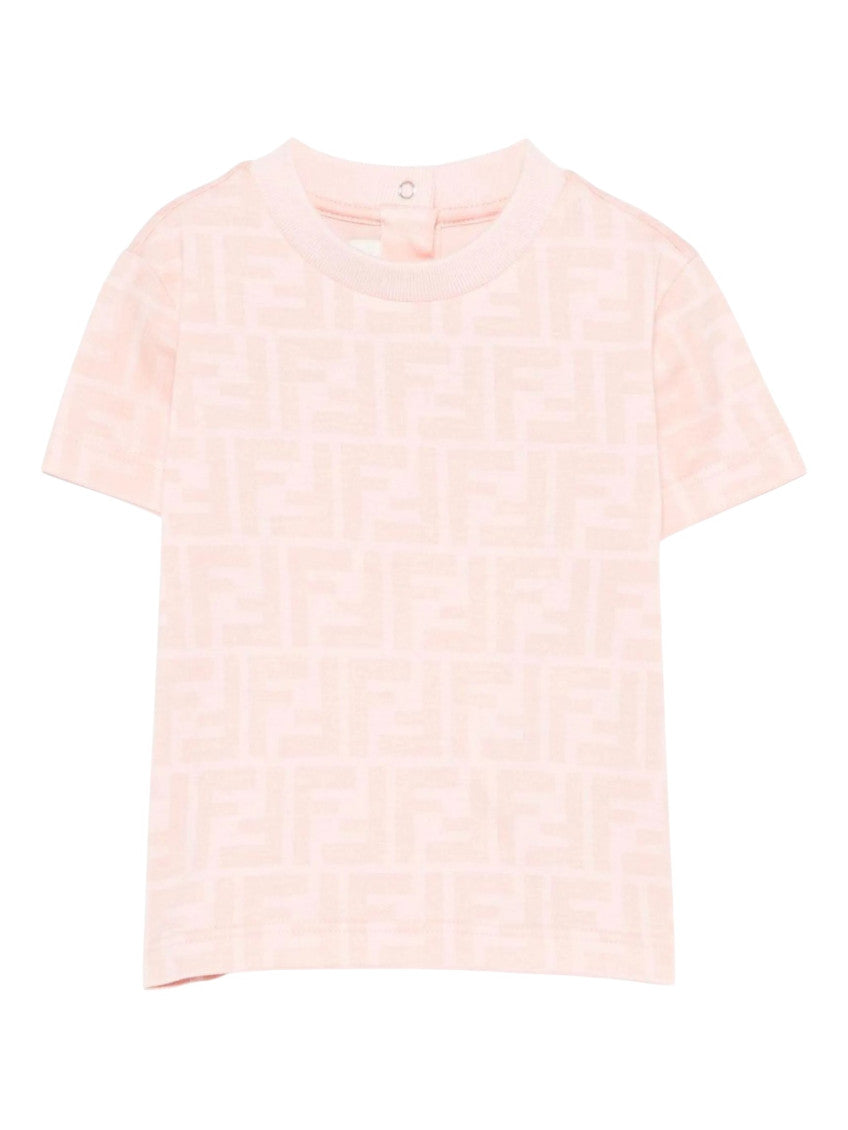 Girls Pink Logo T-Shirt 1