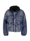 Blue Solid Jacket 1