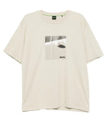 Light Beige Graphic T-Shirt 1