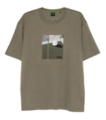 Green Crew Neck T-Shirt 1