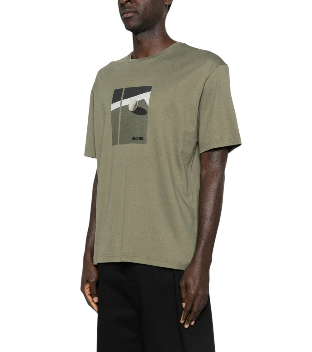 Green Crew Neck T-Shirt 2