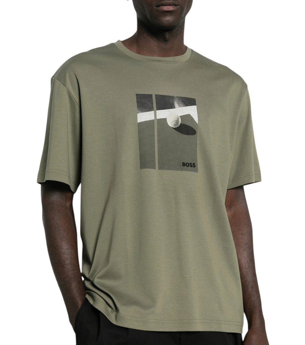 Green Crew Neck T-Shirt 3