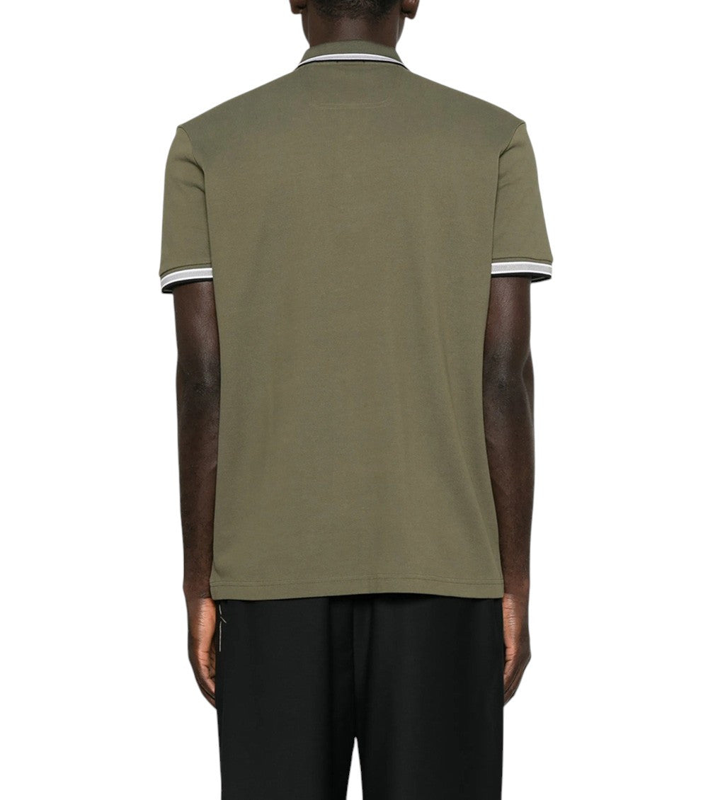 Olive Shirt Collar Polo 3