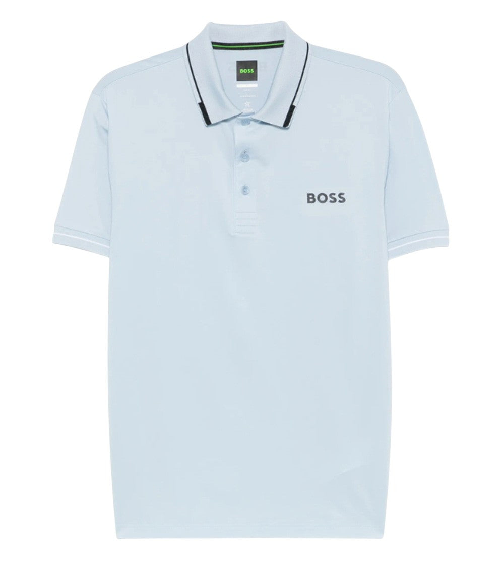 Light Blue Shirt Collar Polo 1