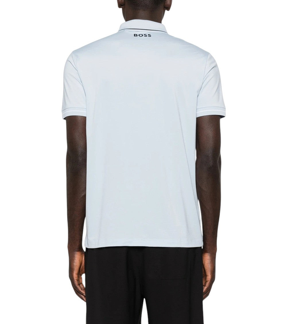 Light Blue Shirt Collar Polo 3