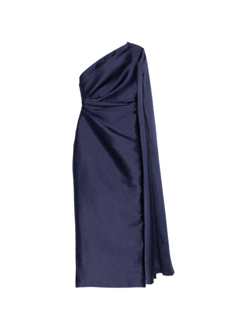 Blue One Shoulder Maxi Dress 1