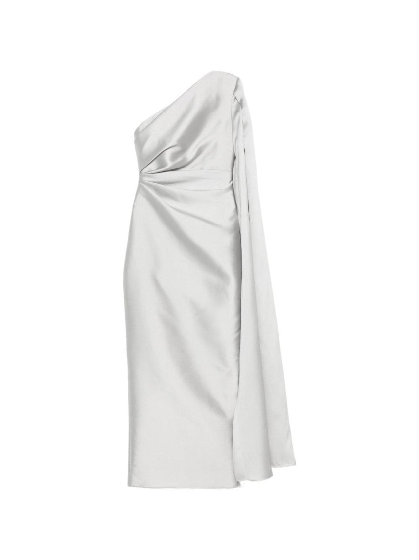 Grey One Shoulder Maxi Dress 1