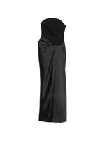 Black Strapless Maxi Dress 1