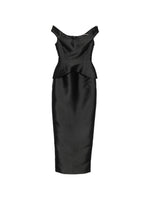 Black Off Shoulder Maxi Dress 1