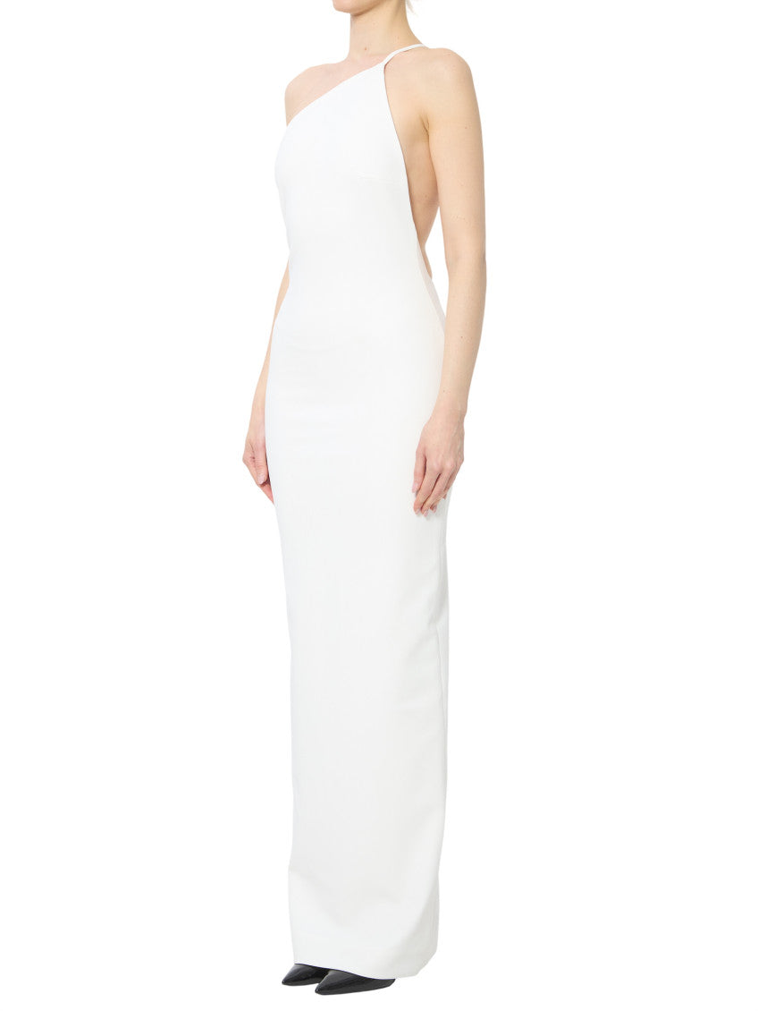 White One Shoulder Maxi Dress 3