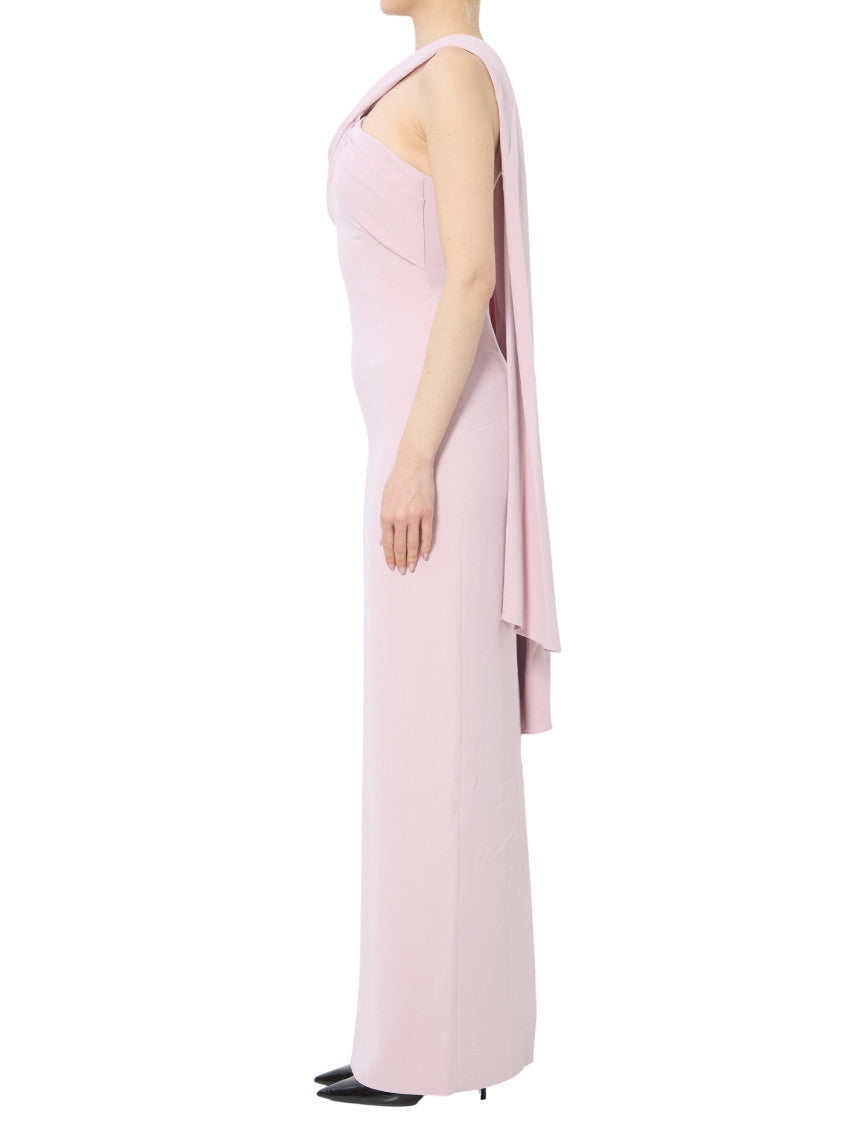 Pink Halter Neck Maxi Dress 3