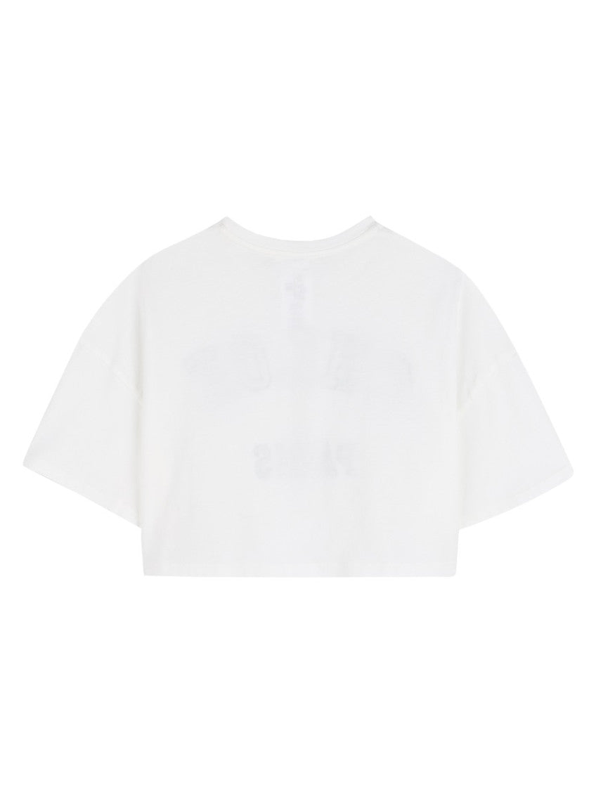 Girls White Logo T-Shirt 2