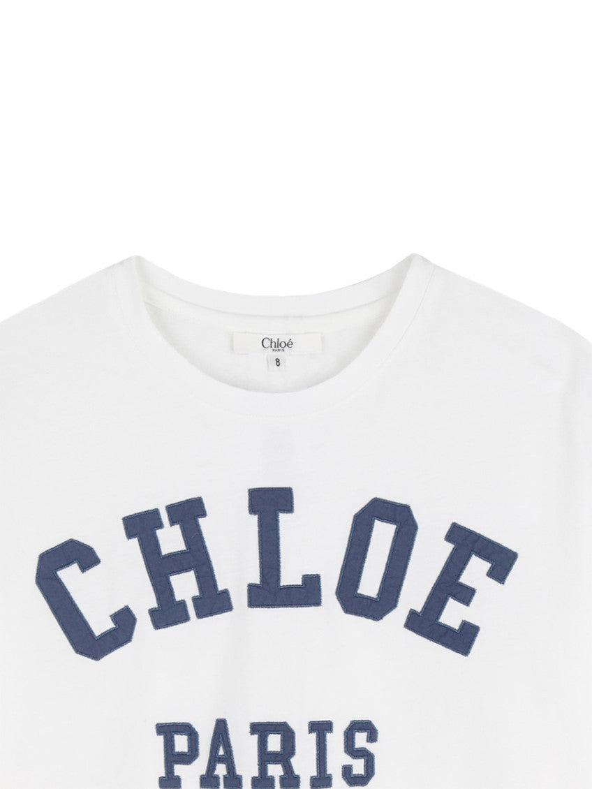 Girls White Logo T-Shirt 3