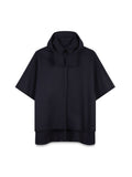 Kids Navy Blue Hooded Cape 1