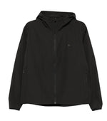 Black Logo Hood Jacket 1
