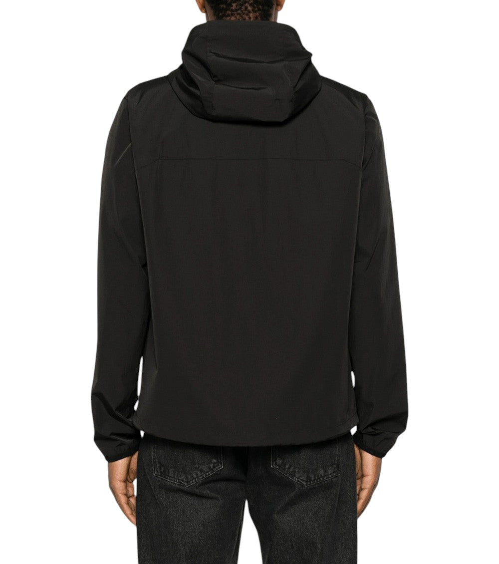 Black Logo Hood Jacket 3