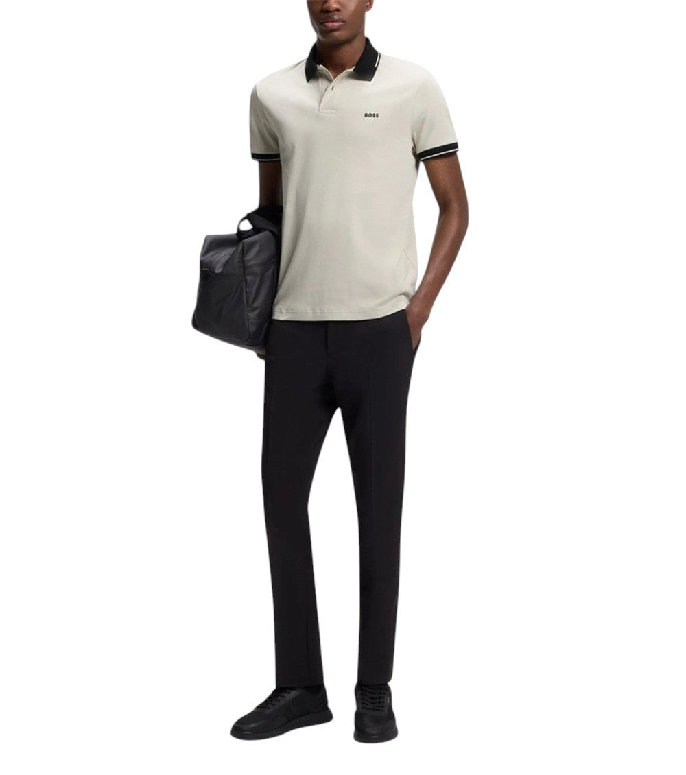 Light Beige Logo Polo 3