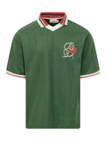 Green Solid Shirt Collar Polo 1