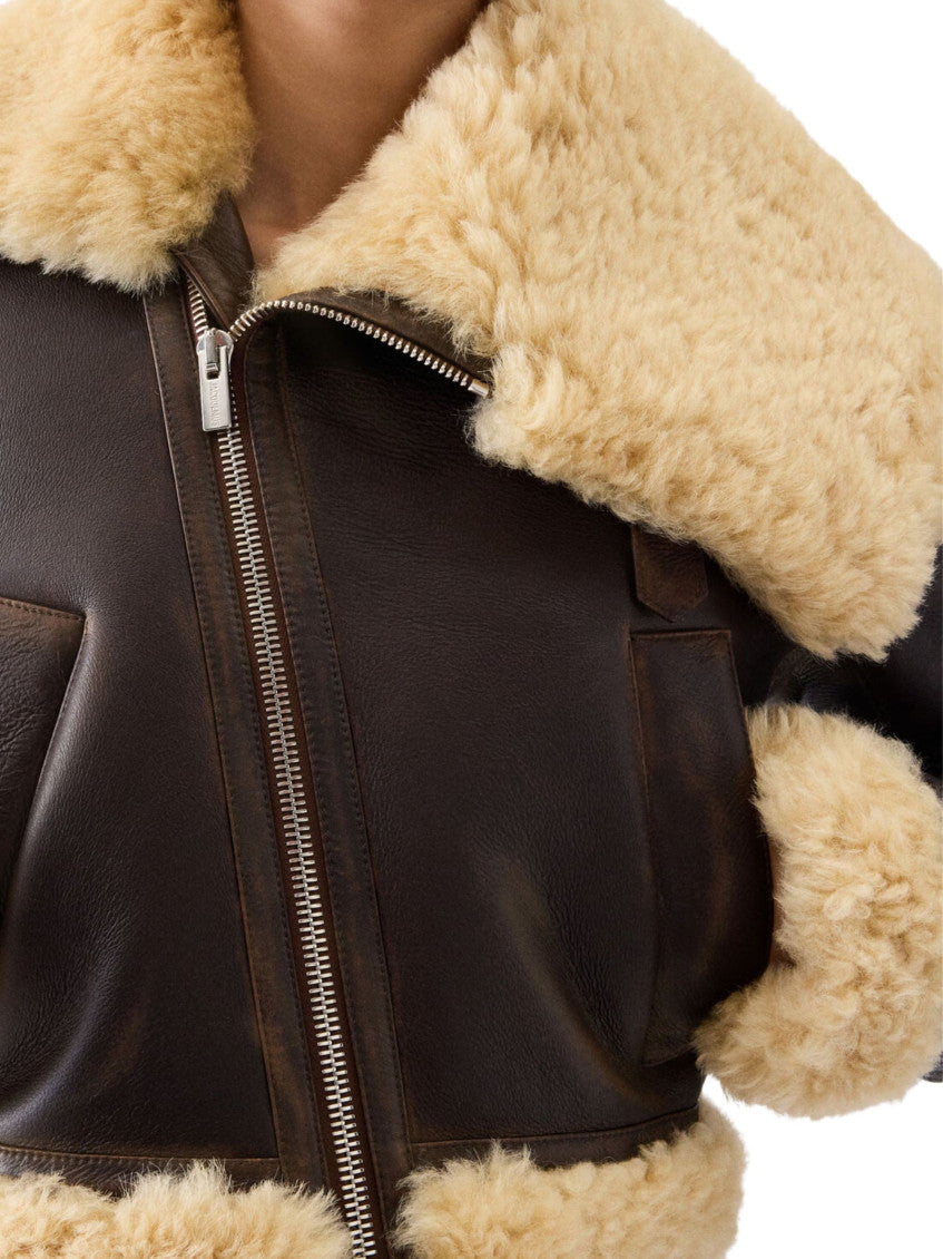 Dark Brown Cropped Jacket 4