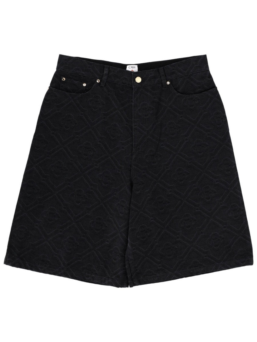 Black Logo Shorts 1