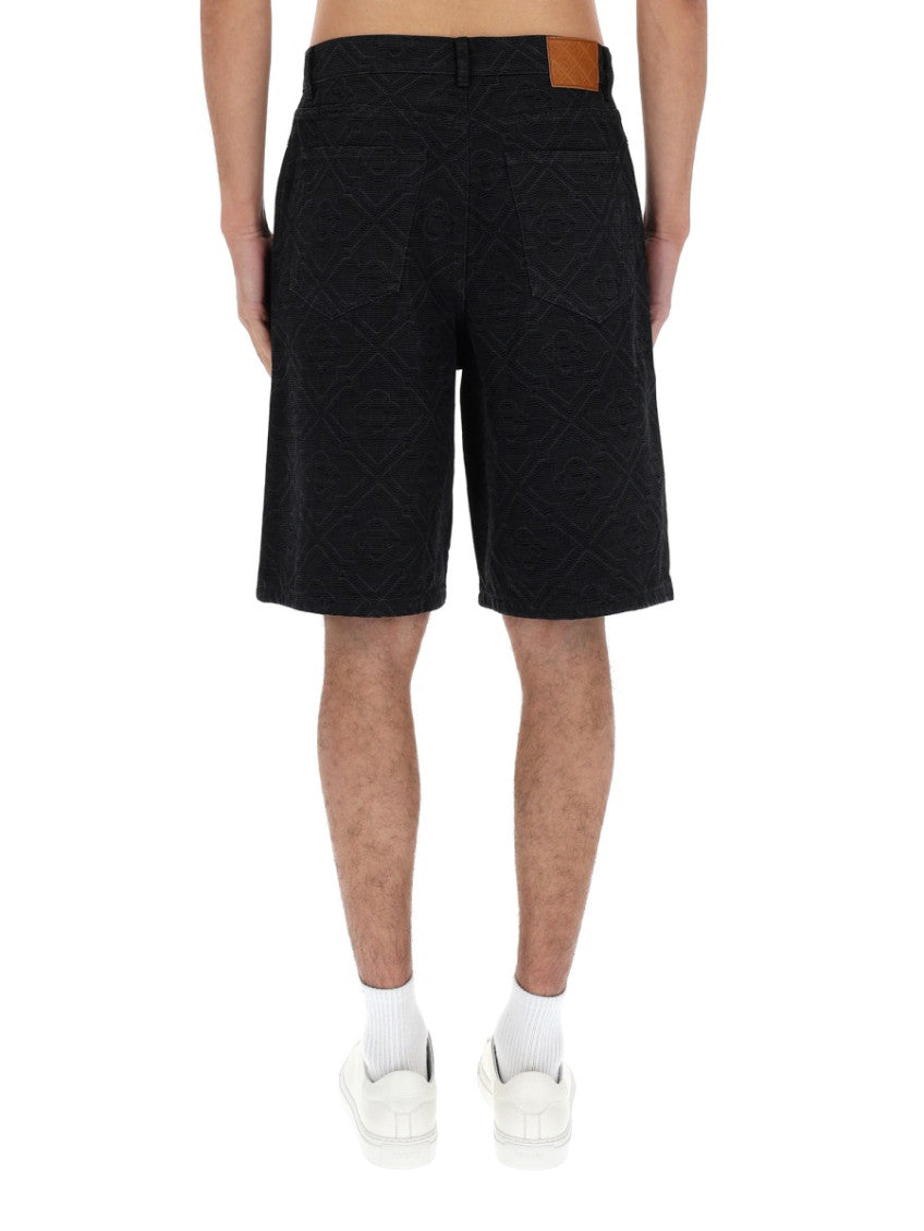 Black Logo Shorts 4