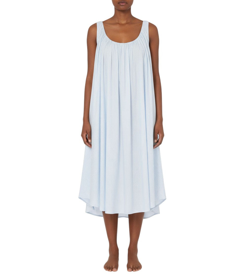 Light Blue Scoop Neck Dress 3