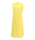 Yellow Boat Neck Midi Dress 1