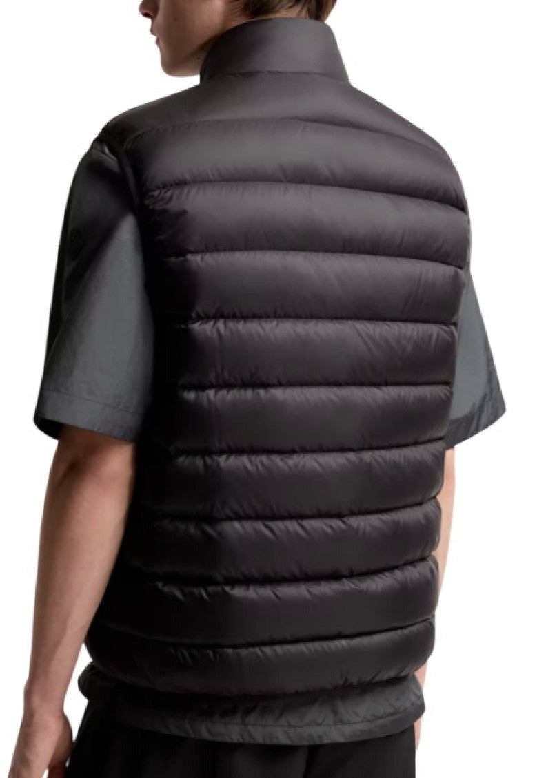 Black Mock Collar Jacket 2