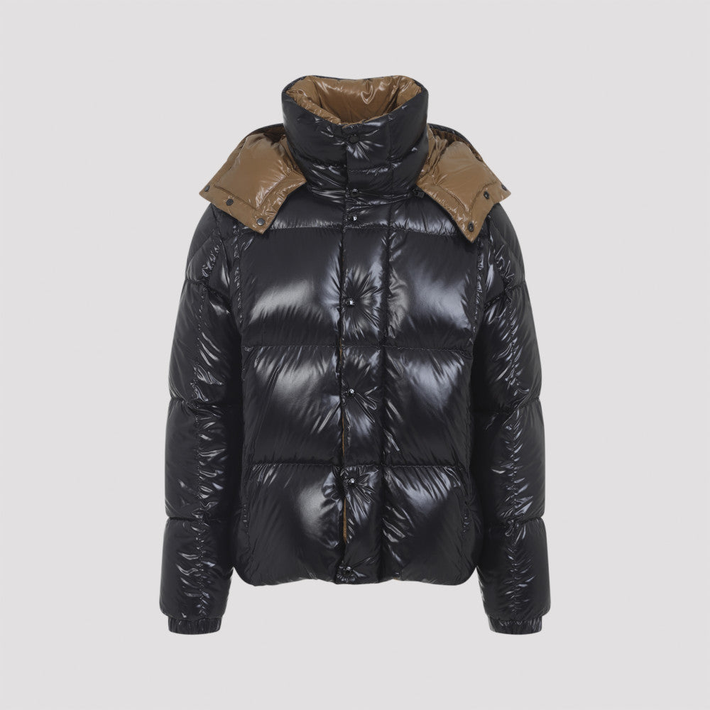 Black Puffer Solid Jacket 2