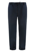 Navy Blue Drawstring Trousers 1