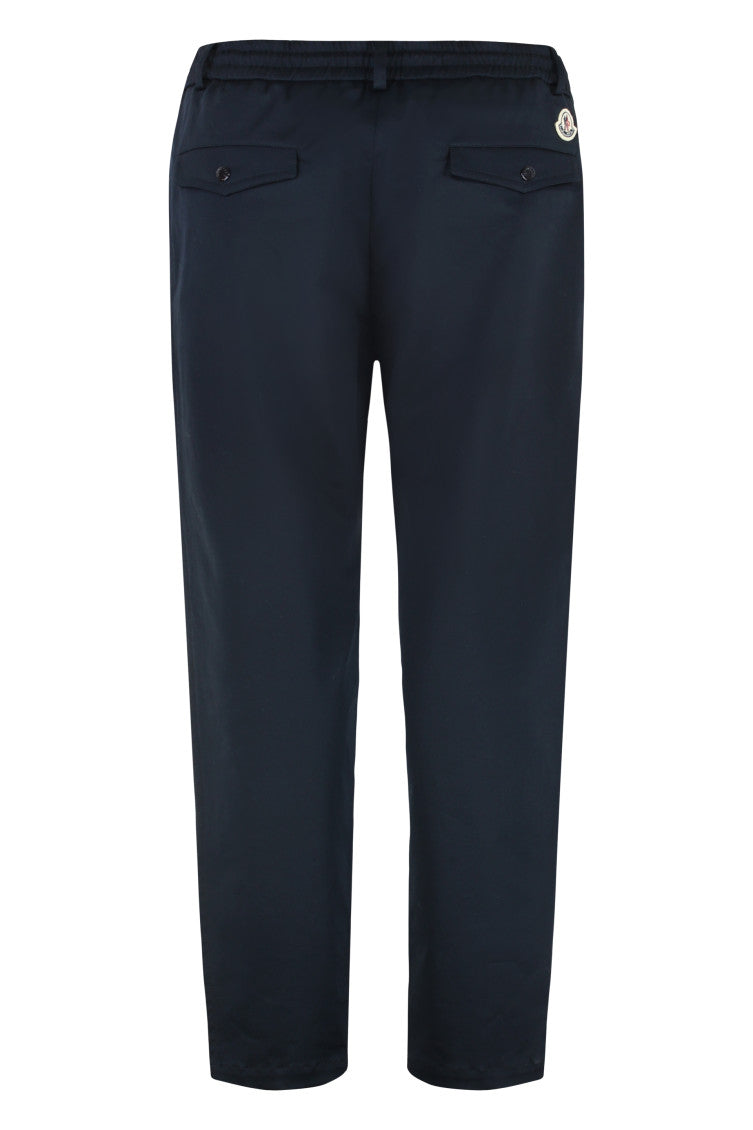 Navy Blue Drawstring Trousers 2