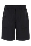 Black Relaxed Fit Shorts 1