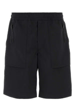 Black Relaxed Fit Shorts 1