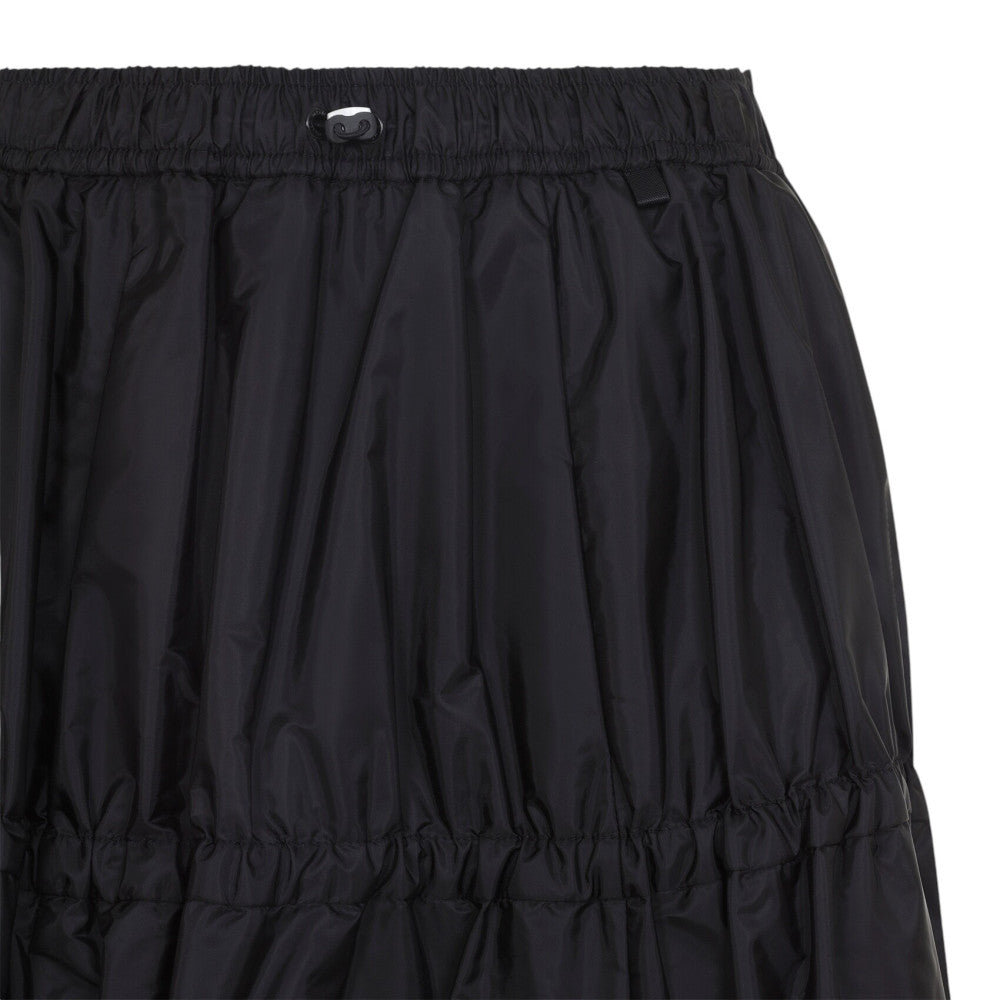 Black Solid Maxi Skirt 4