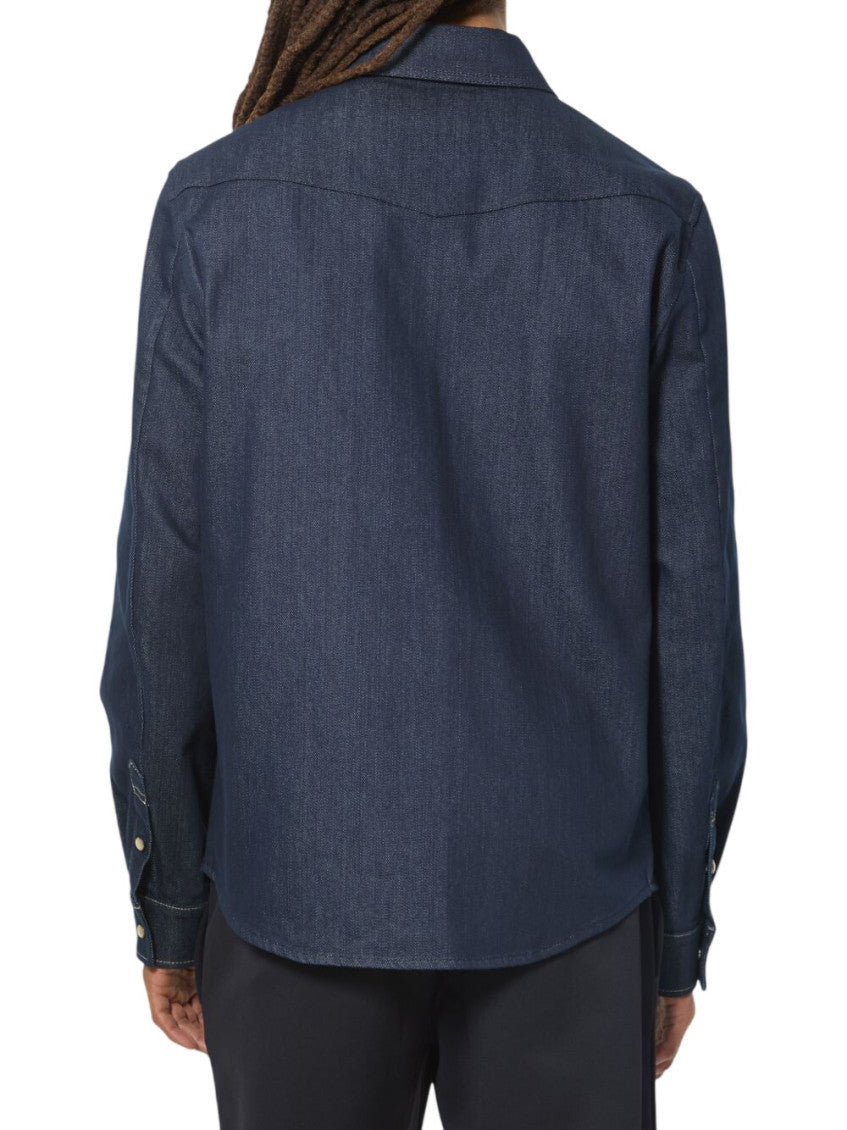 Blue Regular Solid Shirt 2
