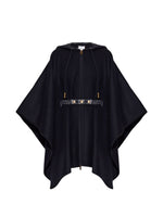 Blue Solid Hood Jacket 1