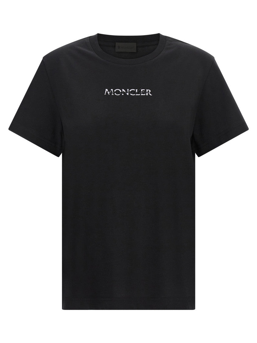 Black Logo Crew Neck T-Shirt 1