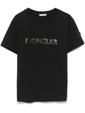 Black Crystal-embellished T-shirt 1
